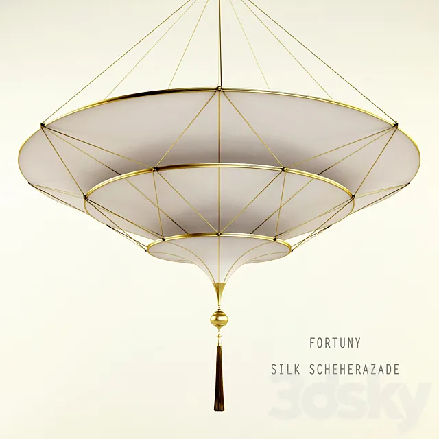 FORTUNY SILK SCHEHERAZADE 3DS Max Model