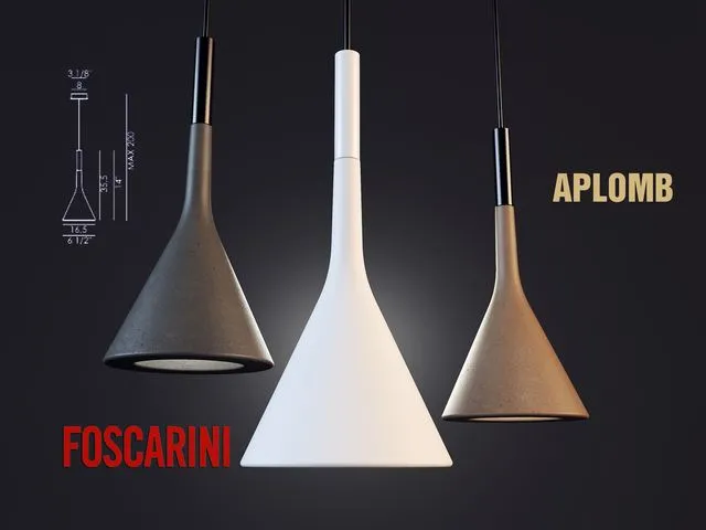 Foscarini Aplomb pendant 3dsMax Model