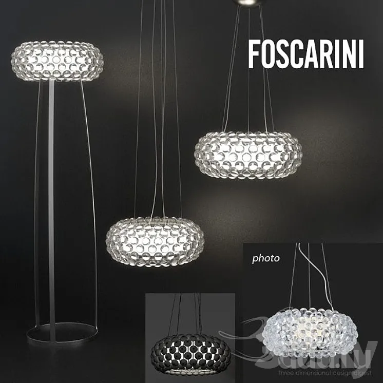 Foscarini \/ Caboche Lamps collection 3DS Max