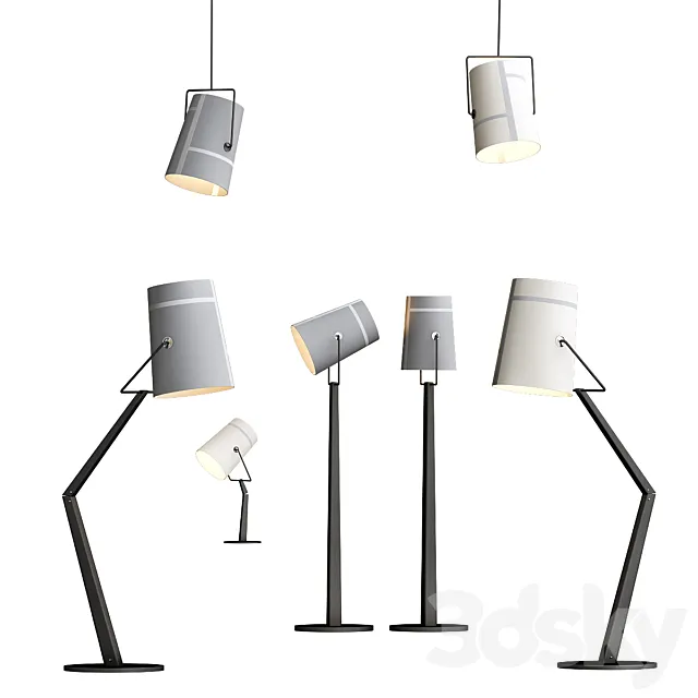 Foscarini Diesel Fork Lamp Shade 3ds Max