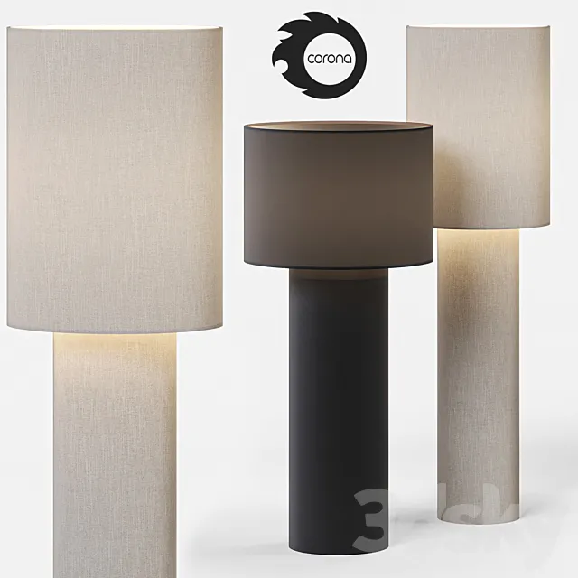 Foscarini for Diesel Pipe Floor Lamps 3DS Max Model