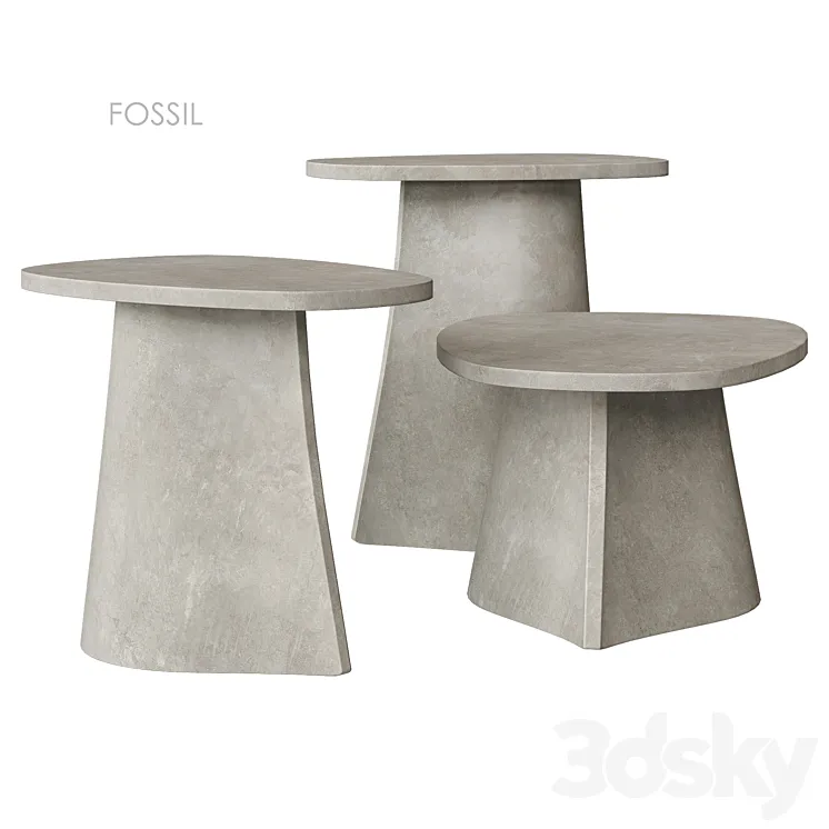 FOSSIL Table MDF Italia 3DS Max