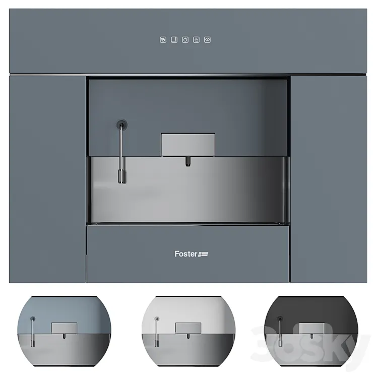 Foster | Coffee maker 3DS Max Model