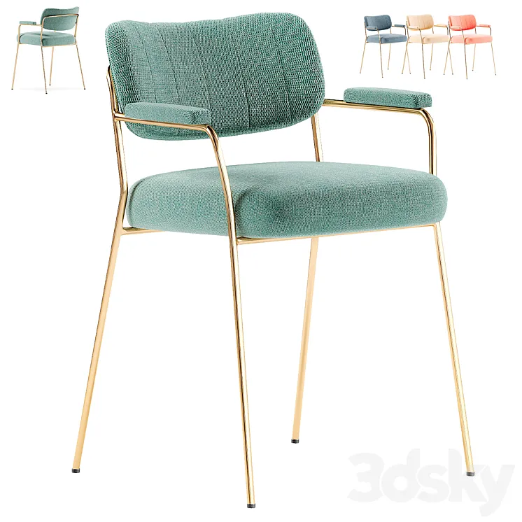 Fotel JOLIEN Chair 3DS Max Model