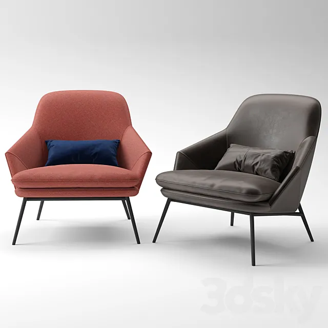 Fotelis Hug Wendelbo 3ds Max