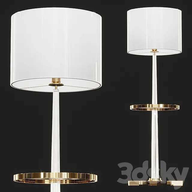 Foter Glass Cylinder Floor Lamp 3DSMax File