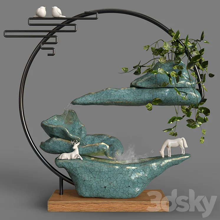 Fountain 03 3DS Max Model