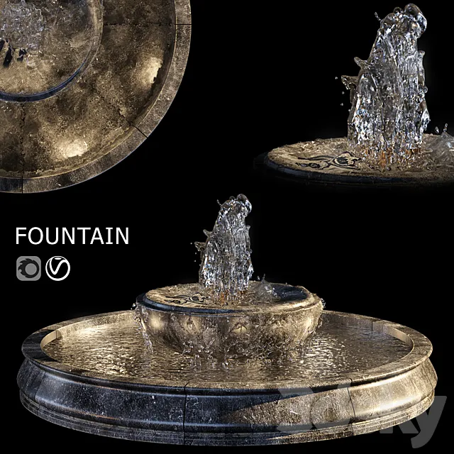 Fountain 16 3ds Max