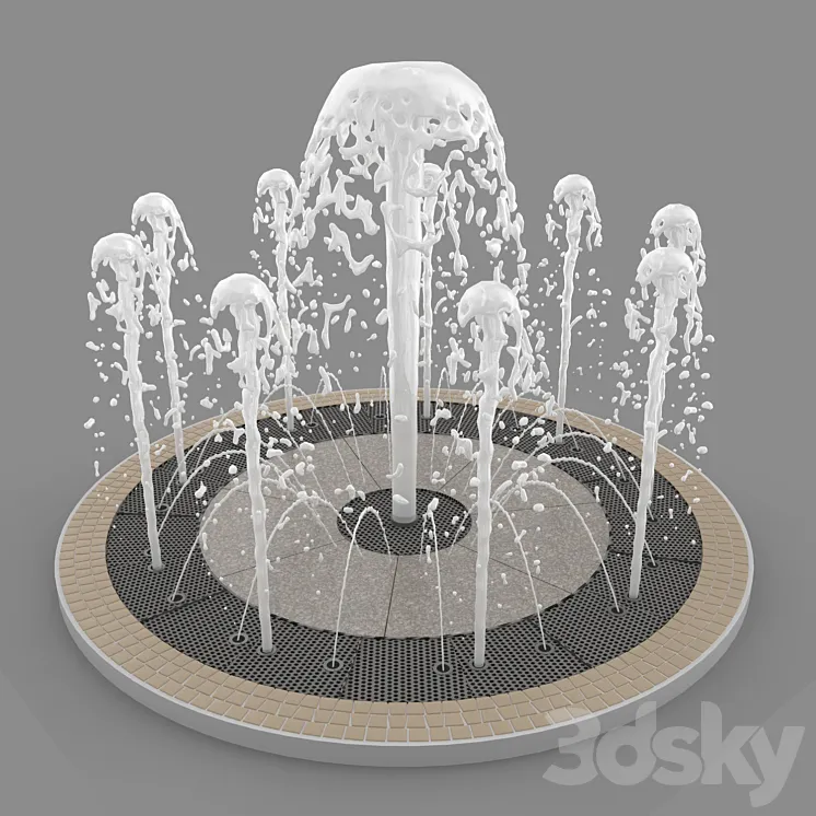 Fountain 3DS Max