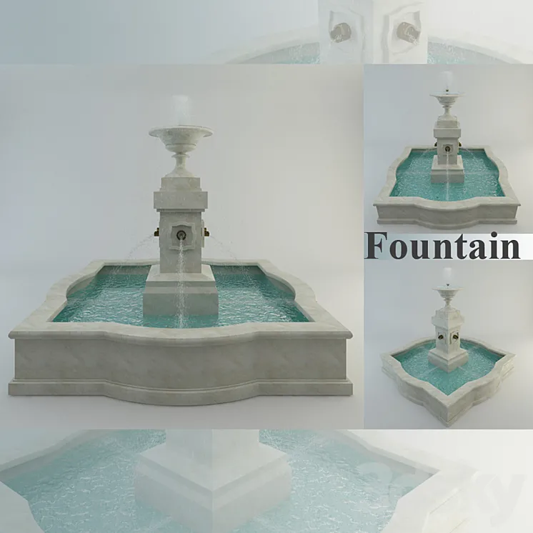 Fountain 3DS Max