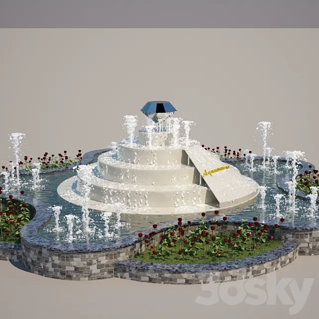 Fountain 3ds Max