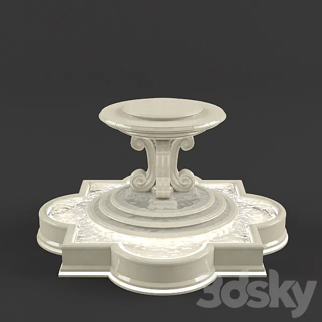 fountain 3DS Max Model