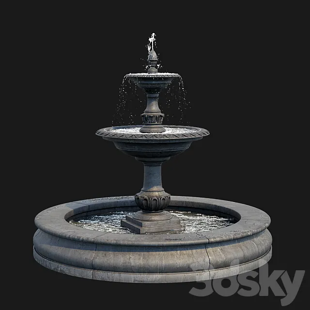 Fountain 3DSMax File