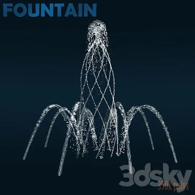 Fountain 3DSMax File