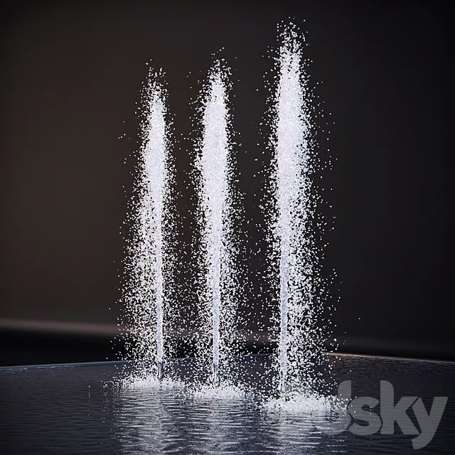 Fountains 3DS Max Model