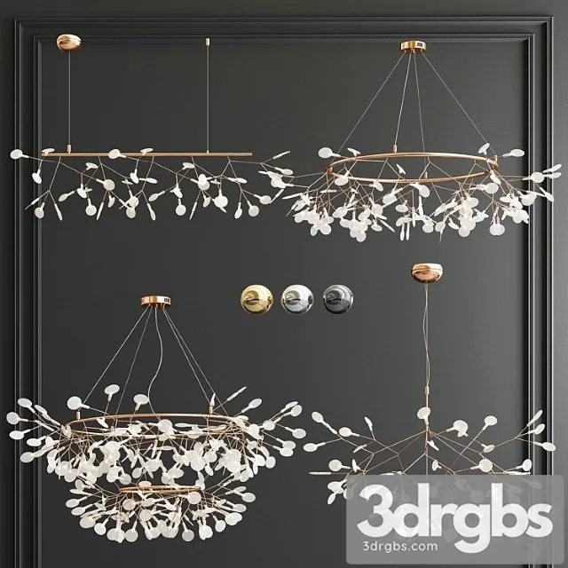 Four exclusive chandelier collection 55 moooi 3dsmax Download