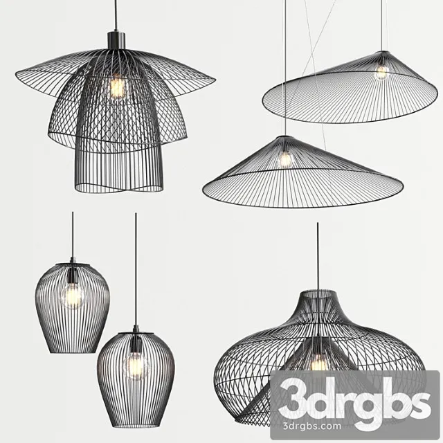 Four exclusive chandelier collection 80 3dsmax Download
