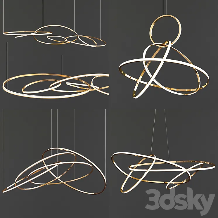 Four Exclusive Chandelier Collection_19 Niamh Barry 3DS Max