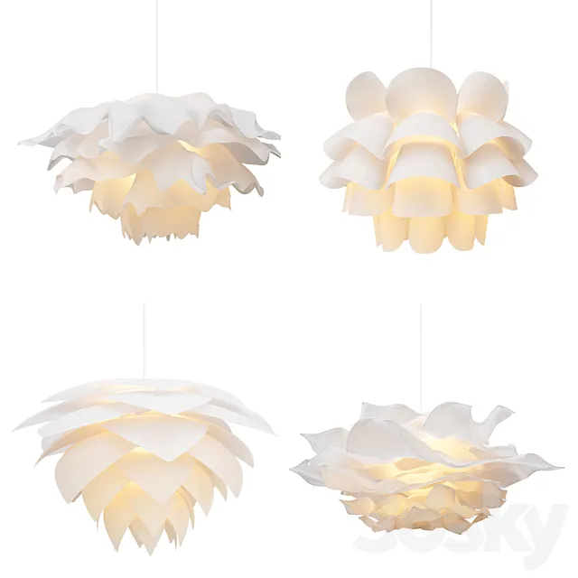Four Exclusive Chandelier Collection_27 Fineness 3ds Max