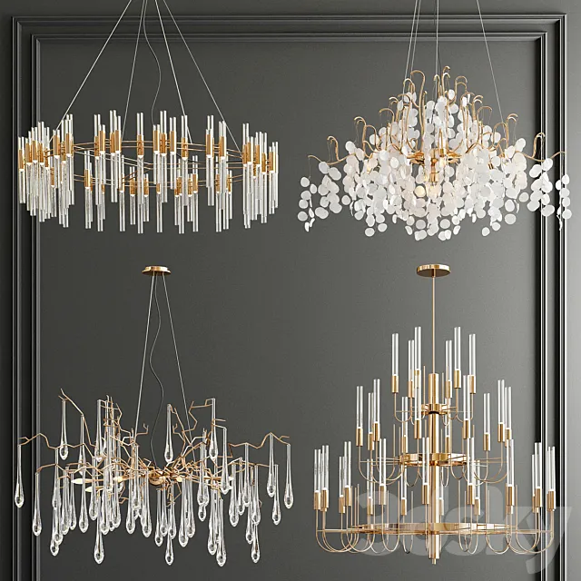 Four Exclusive Chandelier Collection_36 3DSMax File