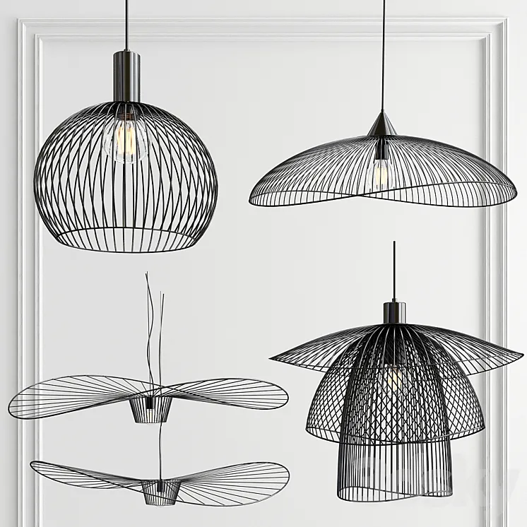 Four Exclusive Chandelier Collection_38 3DS Max
