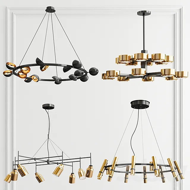 Four Exclusive Chandelier Collection_40 3DSMax File