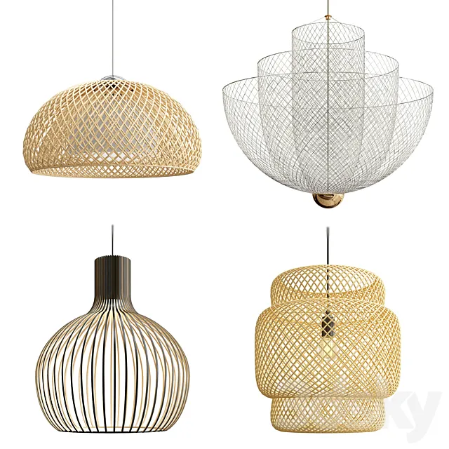 Four Exclusive Chandelier Collection_41 3DS Max Model