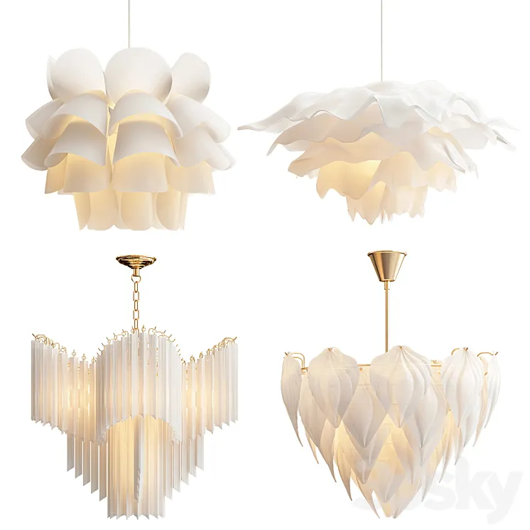 Four Exclusive Chandelier Collection_56 3DS Max