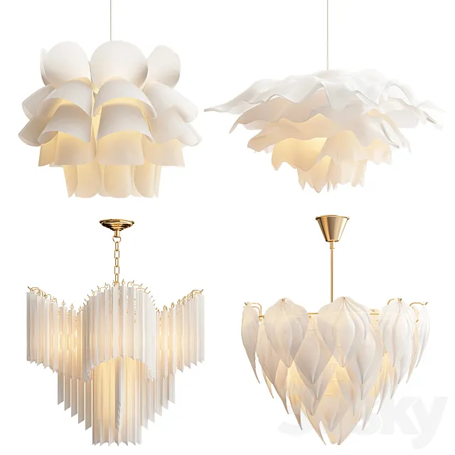 Four Exclusive Chandelier Collection_56 3DSMax File