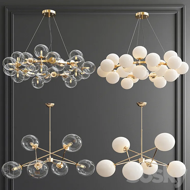Four Exclusive Chandelier Collection_57 3DS Max