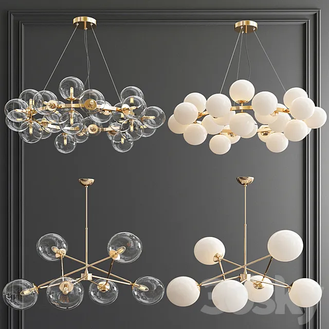 Four Exclusive Chandelier Collection_57 3DSMax File