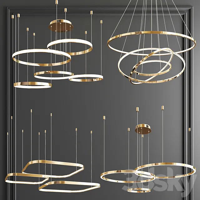 Four Exclusive Chandelier Collection_63 3DSMax File