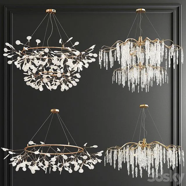 Four Exclusive Chandelier Collection_67 3dsMax Model