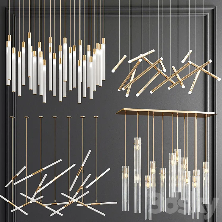 Four Exclusive Chandelier Collection_69 3DS Max