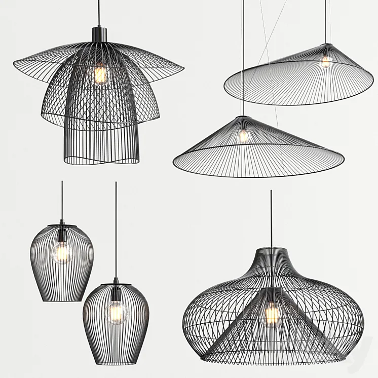 Four Exclusive Chandelier Collection_80 3DS Max