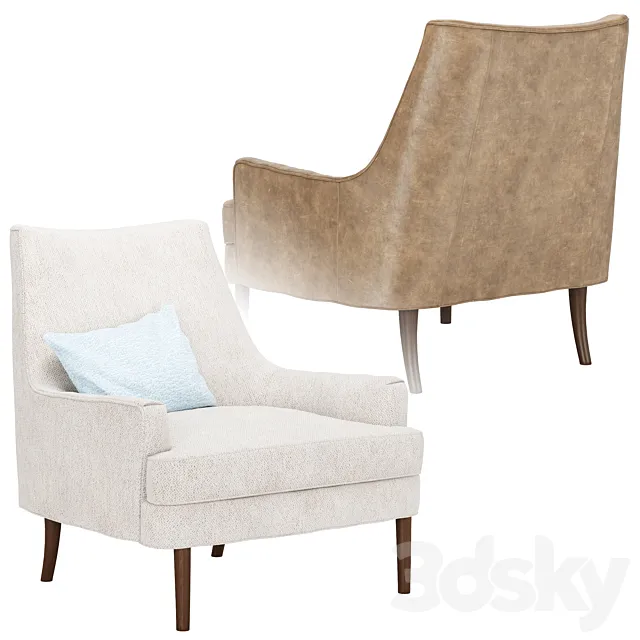 Four Hands _ Danya Chair 3ds Max