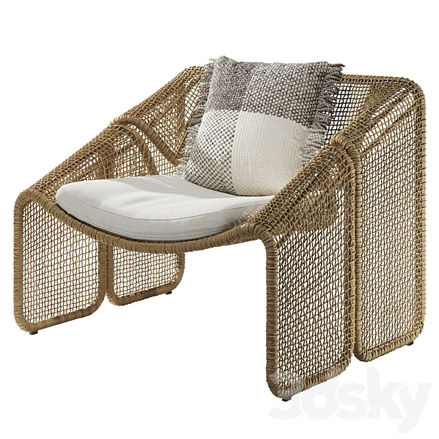 Four Hands Selma Outdoor Chair 3ds Max