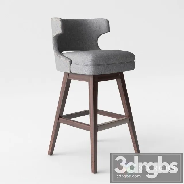 Four Hands Task Swivel Counter Stool 3dsmax Download