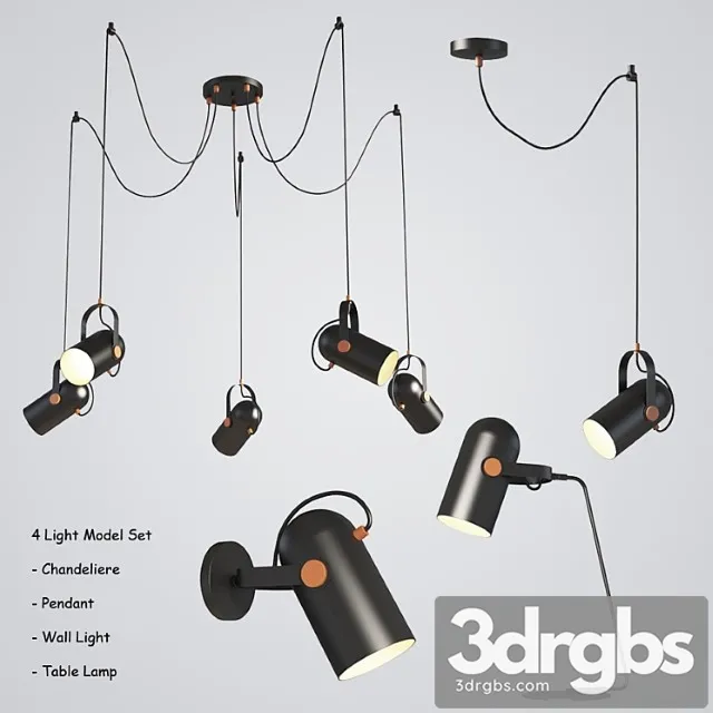 Four Light Set 1 3dsmax Download