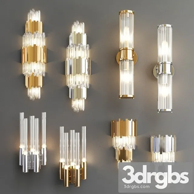 Four Nice Wall Lights 3dsmax Download