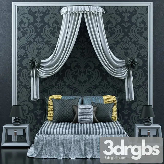 Four-poster bed 2 3dsmax Download
