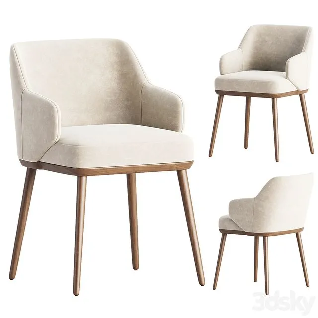 Foyer chair by Calligaris 3dsMax Model