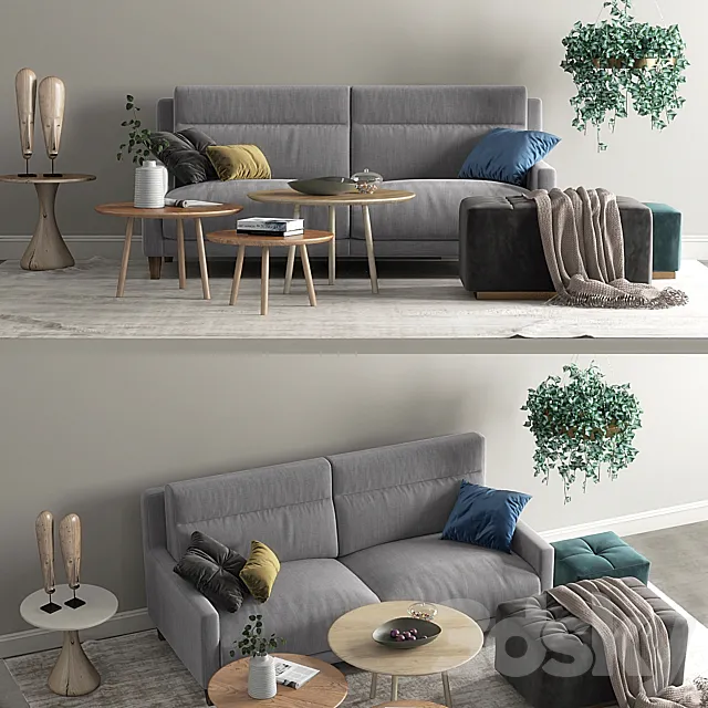 Frajumar sofa Soul set 3ds Max