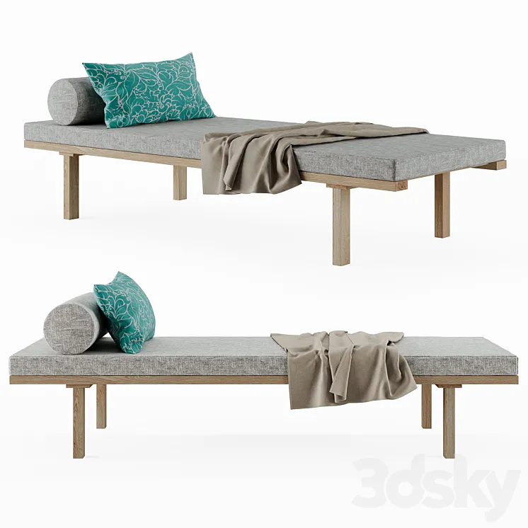 FRAMA – KR180 Daybed by Kim Richardt 3DS Max Model