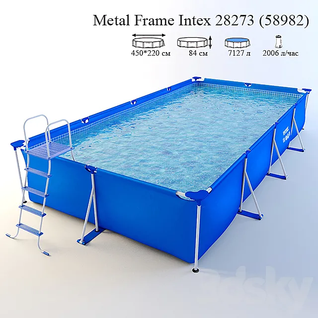 Frame pool Intex 28273 3ds Max