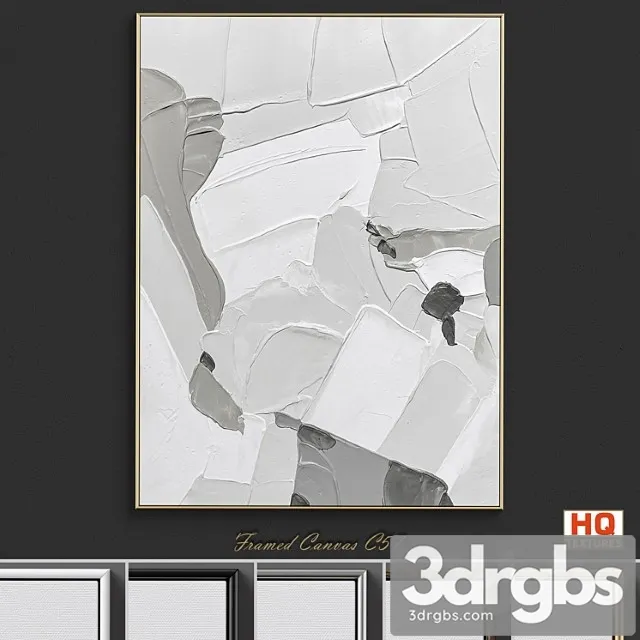 Framed canvas c-57 3dsmax Download