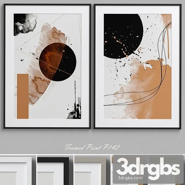 Framed print p-142 3dsmax Download