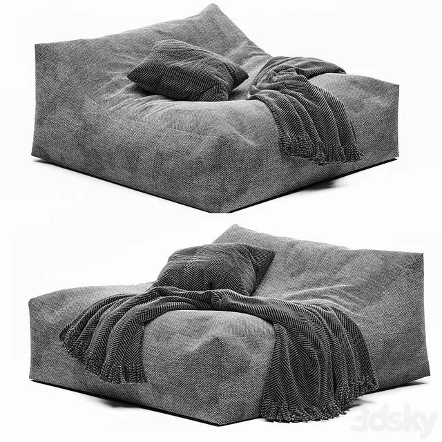 Frameless recliner chair 3dsMax Model