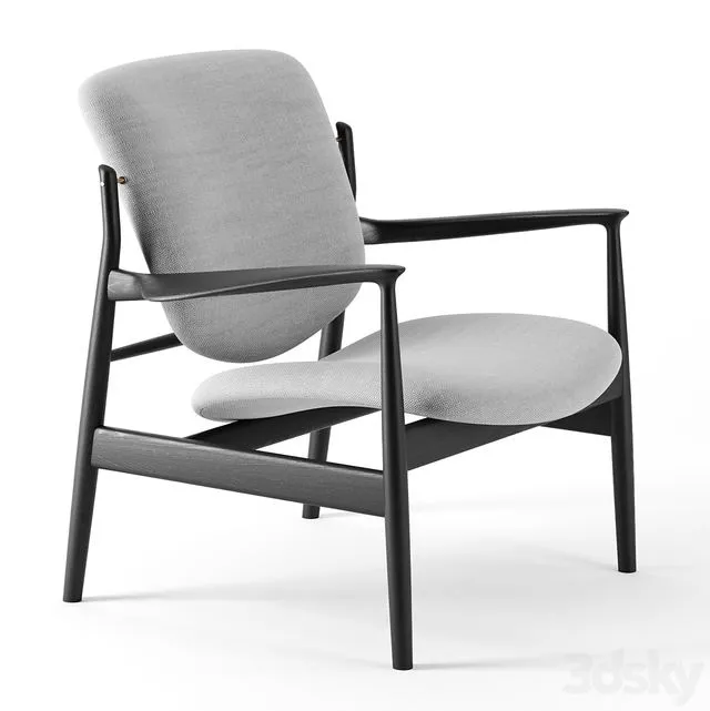 FRANCE CHAIR by Finn Juhl 3dsMax Model