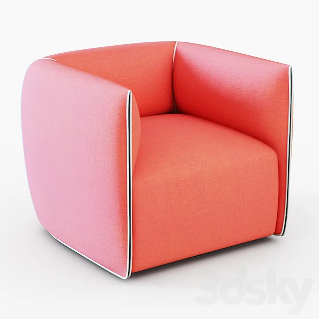 Francesco Bettoni Mia Armchair 3ds Max